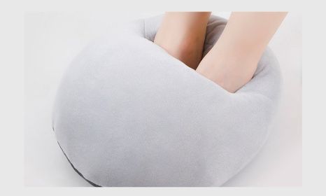 Autumn And Winter Office Home Foot Warmers Foot Warmers Electric Heating Usb Foot Warmers (Color: grey)